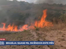 Brasília tem mil ocorrências de focos de incêndio