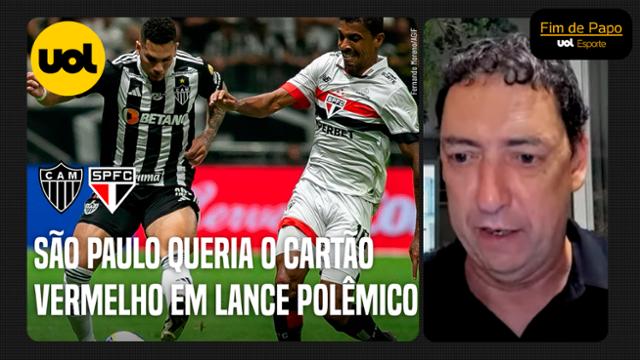 Atlético-MG x São Paulo: 'Juiz acertou em não expulsar Junior Alonso', afirmou PVC