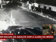 Homem luta com bandido e salva irmão de assalto em SP