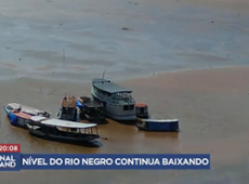 Rio Negro atinge nível alarmante e preocupa quem depende da navegação