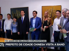 Prefeito de cidade chinesa visita a Band