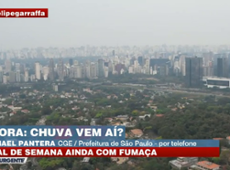 Cidade de São Paulo terá chuva fraca e isolada neste domingo