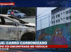 Corpo é encontrado no porta-malas de carro carbonizado