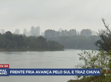 Frente fria avança e traz chuva em algumas cidades