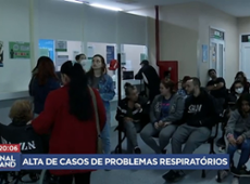 Hospitais tem alta de casos por problemas respiratórios