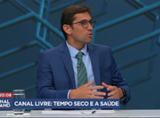 Os impactos do tempo seco e da poluição na saúde é destaque no Canal Livre