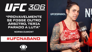 UFC 306 | Norma Dumont celebra vitória e avisa: "Eu vou pegar o cinturão"