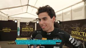 Gabriel Bortoleto comemora liderança do mundial da F2: "estou muito feliz"