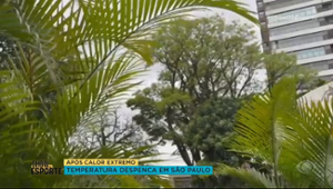 Temperatura despenca em São Paulo; BH completa 150 dias sem chuva