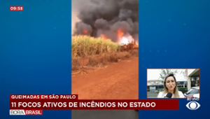 SP registra 11 focos de incêndio e 18 presos por queimadas