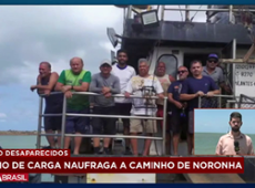 Tripulantes desaparecem após naufrágio de navio no Recife