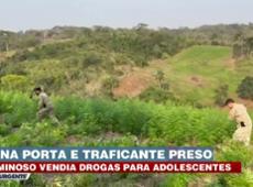 Traficante que vendia drogas para adolescentes é preso