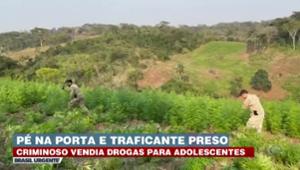 Traficante que vendia drogas para adolescentes é preso