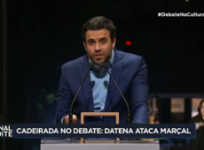 Cadeirada em debate na TV em São Paulo