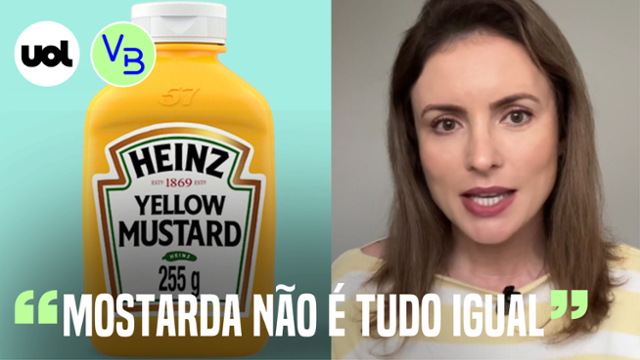 Mostardas Heinz: mesmo fabricante tem produtos muito diferentes