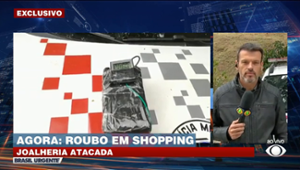 Bandidos usam arma falsa para roubar joalheria em shopping de SP