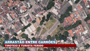 Arrastão entre carrões têm tiroteio e turista ferido no RJ