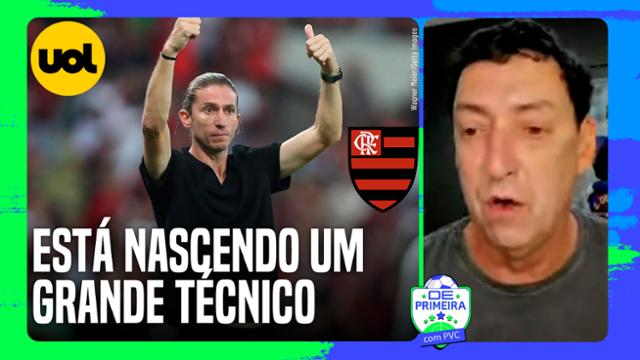 FLAMENGO ESTREIA FILIPE LUÍS E EMPOLGA PVC: 'ESTÁ NASCENDO UM GRANDE TÉCNICO'