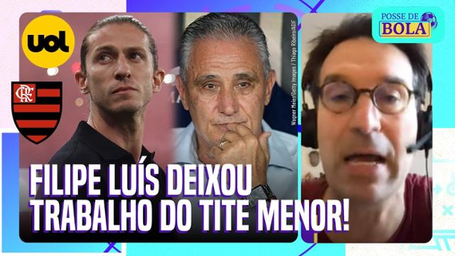 Posse de Bola: Estreia do Filipe Luís no Flamengo deixa o trabalho do Tite menor, diz Arnaldo