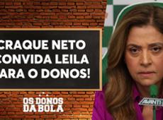 Neto convida presidente do Palmeiras, Leila Pereira, para entrevista