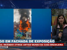 Incêndio atinge fachada de exposição de Museu da Casa Brasileira