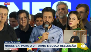 Nunes avança para o 2º turno e disputa prefeitura de São Paulo