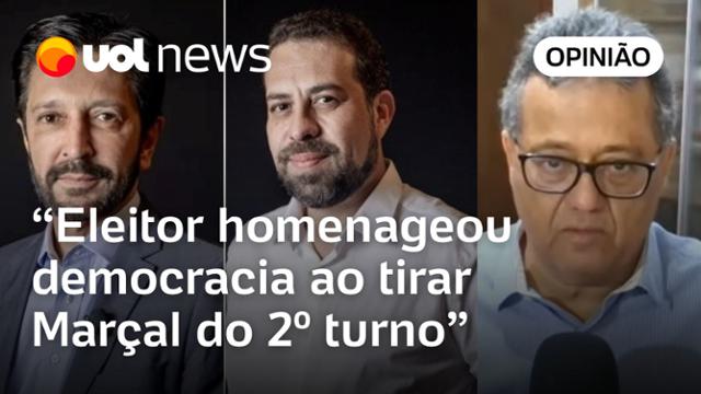 Tales: Eleitor homenageou democracia ao colocar Nunes e Boulos no 2º turno