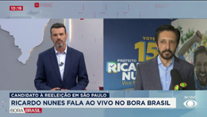 Bolsonaro seria 'importante' no 2º turno em SP, diz Nunes