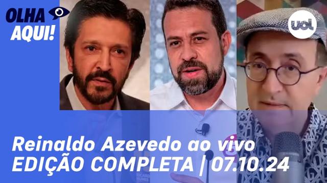 Reinaldo Azevedo: Boulos x Nunes, resultados da direita e da esquerda nas eleições 2024 e mais 07/10/24