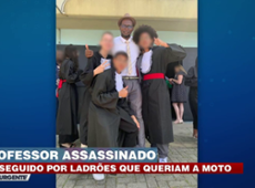 Professor é seguido e leva tiro de bandidos em moto