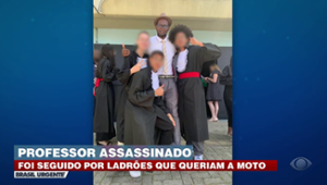 Professor é seguido e leva tiro de bandidos em moto