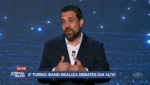 Primeiro debate do 2º turno na Band acontece dia 14 de outubro