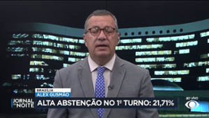 Alta abstenção no 1º turno: 21,71%