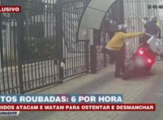 REPORTAGEM ESPECIAL: uma moto é roubada a cada dez minutos em SP