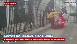 REPORTAGEM ESPECIAL: uma moto é roubada a cada dez minutos em SP