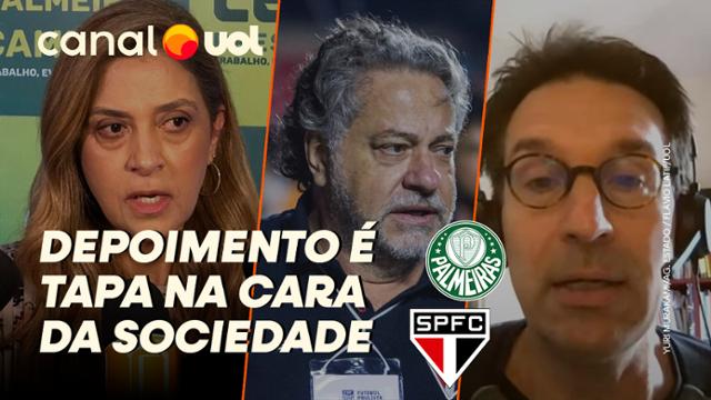 UOL News Esporte: Palmeiras e São Paulo foram expostos! Precisam de ações incisivas, diz Arnaldo