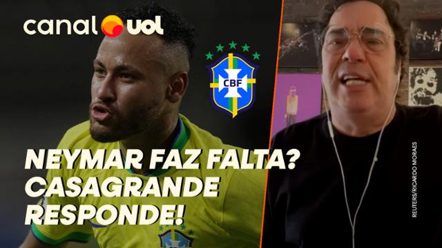 UOL News Esporte: Parece que com Neymar o Brasil goleava todo mundo! A seleção estava bem com ele?