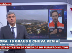 Capitão Farina, da Defesa Civil de SP fala sobre queda de temperatura