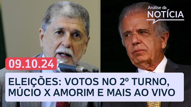 Eleições: transferência de votos no 2º turno; Múcio x Amorim; futuro de Marçal 09/10/24