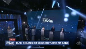 Band realiza debates no 2º turno em 14 cidades do país na próxima segunda