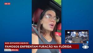 Anitta e outros brasileiros famosos passaram por Furacão Milton