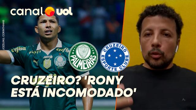 PALMEIRAS: RONY ESTÁ INCOMODADO COM RESERVA, MAS NÃO ABRIU CONVERSAR COM CRUZEIRO, INFORMA HERNAN