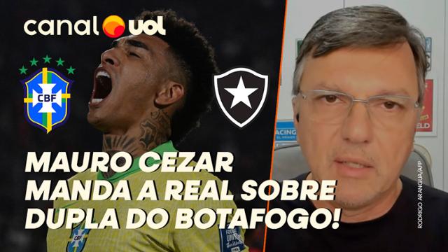 Posse de Bola: Dupla bem na seleção não é nada bom para o Botafogo! diz Mauro Cezar