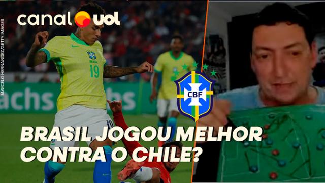 BRASIL MELHOROU NA VITÓRIA CONTRA O CHILE? O QUE MUDOU NO TIME DE DORIVAL? PVC EXPLICA NA PRANCHETA