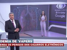 Sala Digital mostra como fumaça de vape atinge os pulmões