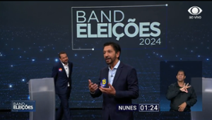 Debate tem abraço entre Boulos e Nunes após provocação