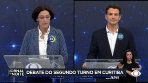 Candidatos trocam acusações no debate do 2º turno em Curitiba