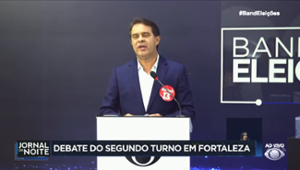 Candidatos discutem propostas no debate do segundo turno em Fortaleza