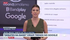 "Debate na Band" em alta nas buscas do Google