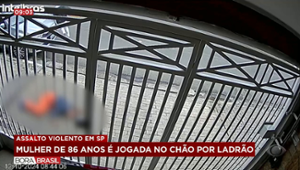 Idosa de 86 anos é jogada no chão durante assalto na zona leste de SP